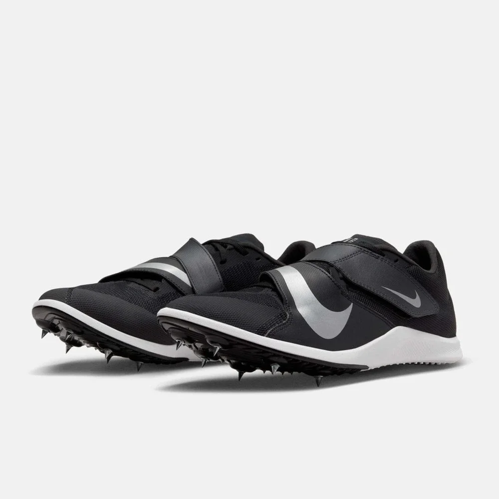 Nike Zoom Rival Jumping Track Spikes DR2756-001 Black Silver Men's Size‎ 9.5